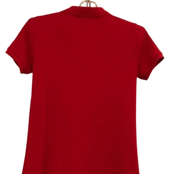 NWOT Ralph Lauren Sport Polo t-shirt dress XS red 100% cotton preppy ivy league - Picture 6 of 9